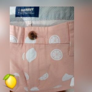 Old Navy Shorts - Old Navy Women's Shorts Sz 12 Peach With Lemons Old Navy Shorts - Old Navy Women's Shorts Sz 12 Peach With Lemons